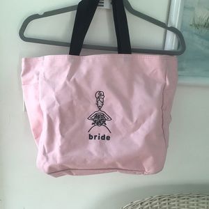 Bridal tote bag